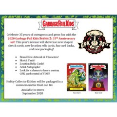 2020 Garbage Pail Kids Series 2 35th Anniversary COLLECTOR EDITION Box